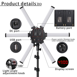 Miroir de maquillage et télécommande pour déclencheur, grand anneau lumineux LED de 26 pouces pour appareil photo/smartphone/<span class=keywords><strong>YouTube</strong></span>/TikTok/selfie - Product Image 2