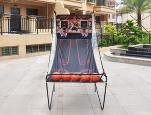 <span class=keywords><strong>Jeu</strong></span> d'arcade <span class=keywords><strong>de</strong></span> <span class=keywords><strong>basket</strong></span>-ball intérieur <span class=keywords><strong>pliable</strong></span> à double tir, système <span class=keywords><strong>de</strong></span> <span class=keywords><strong>basket</strong></span>-ball <span class=keywords><strong>pliable</strong></span> à deux joueurs avec marqueur électronique, TB-1925 - Product Image 2