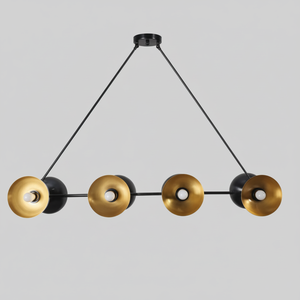 โคมไฟระย้า8ดวงสไตล์ร่วมสมัยทันสมัยฐานหลอดไฟ E26สี4000K ทำจากอะลูมิเนียมสีขาวอบอุ่นสำหรับบ้านและโรงแรม - Product Image 1