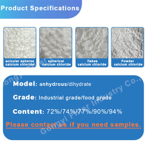 Agente de Derretimento de Neve para Estradas/Sal Descongelante a Granel 74% Cloreto de Cálcio Gralunar Preço por Tonelada Cacl2 - Product Image 3
