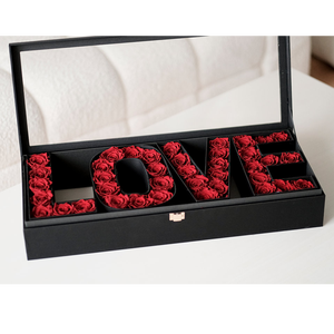 Regalos del Día <span class=keywords><strong>de</strong></span> <span class=keywords><strong>San</strong></span> Valentín Flor preservada Rosa <span class=keywords><strong>Carta</strong></span> <span class=keywords><strong>de</strong></span> AMOR Infinito Flores eternas encantadas <span class=keywords><strong>de</strong></span> larga duración en caja <span class=keywords><strong>de</strong></span> regalo <span class=keywords><strong>de</strong></span> acrílico - Product Image 5