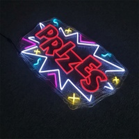 Drop Shipping Pas QUANTITÉ MINIMALE DE COMMANDE Plus Populaire Acrylique Néon Led RGB Contrôleur Couleur-variable Signe pour Boutique de Décoration