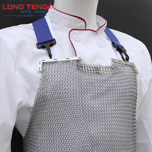 Tablier de sécurité en acier inoxydable – Écologique, tendance, sans manches, avec protection corporelle en maille - Product Image 2