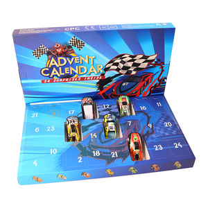 Calendrier de l'Avent Autonomie : Coffret de 24 voitures miniatures, cadeau de Noël pour enfants, thème course automobile - Product Image 4