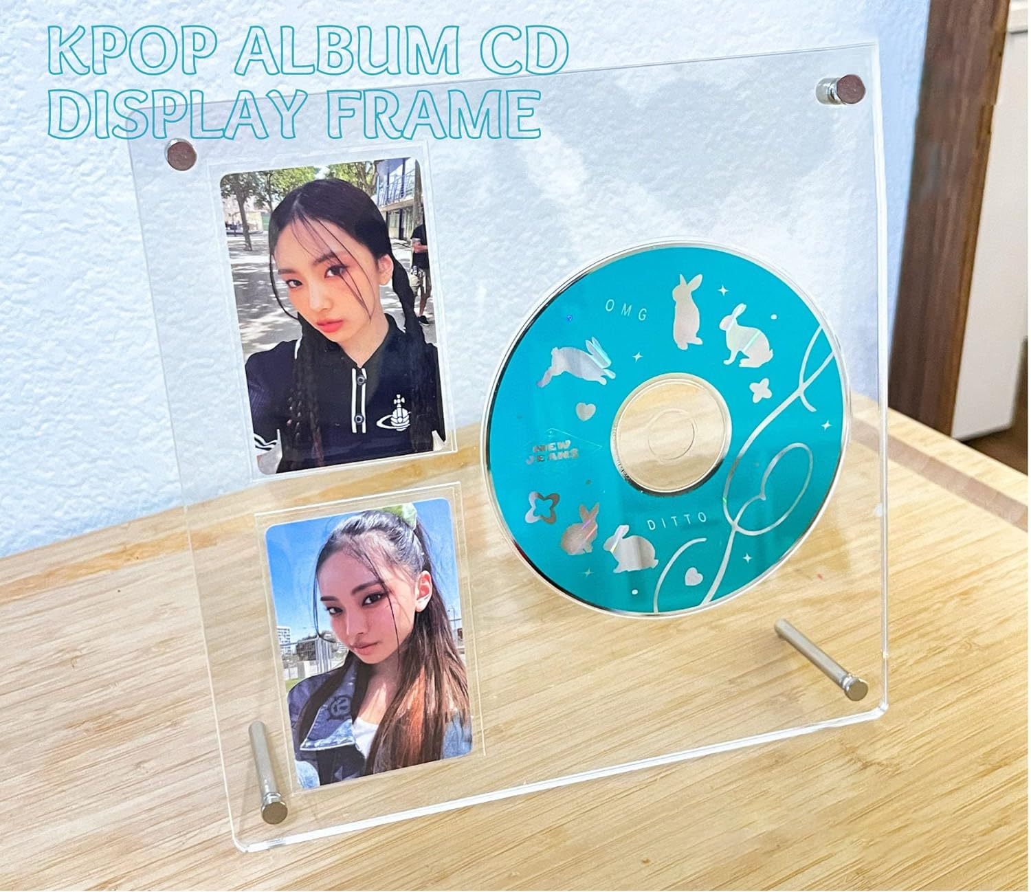 Kpop Acrylic Album Cd/photocard Display Stand - Durable & Clear