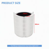 Filter Ramah Lingkungan True Hepa H11 Efisiensi Tinggi Cocok untuk Pembersih Udara Blueair 3250/3250i dengan Karbon Aktif.