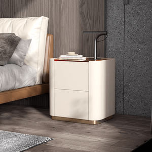 Table de chevet en bois d'usine Table de chevet en bois massif Armoire de chevet pour chambre à coucher Mobilier de maison - Product Image 1