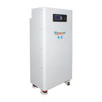 Batterie de stockage solaire domestique empilable 314Ah LiFePO4 intégrée Tipsun 51.2V IP65, 8000 cycles