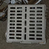 Grilles de drainage en fonte ductile pour égouts, couvercles de puits en fonte ductile, grilles de caniveau certifiées EN124, surface plaquée