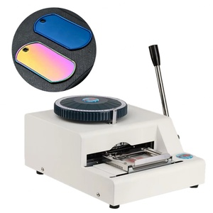 Nouvelle machine à embosser les plaques d'identification pour chiens HR-52D 2024 pour plaques en acier inoxydable et en aluminium - Product Image 1