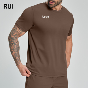 เสื้อยืดถักนิตติ้งผู้ชาย RUIQUWIN 2026 รุ่นใหม่ สีพื้น คอกลม สำหรับเล่นกีฬา วิ่ง ออกกำลังกาย แห้งเร็ว ระบายอากาศได้ดี ป้องกันรอยยับ - Product Image 1