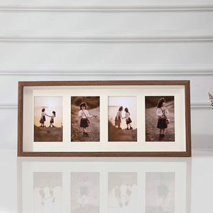 Expositor de Fotos Combinado de Cuatro Orificios del Fabricante, Marco de Fotos de Cartón Hueco de 6 Pulgadas, Marco de Madera de Dos o Tres Piezas <span class=keywords><strong>para</strong></span> - Product Image 2