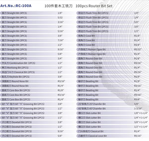 Độ chính xác cao linh hoạt tuôn ra TRIM <span class=keywords><strong>Router</strong></span> <span class=keywords><strong>bit</strong></span> thiết lập hiệu quả gỗ cắt tỉa hình tùy chỉnh OEM hỗ trợ rắn vonfram thép - Product Image 4