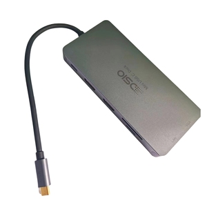 12 En 1 USB C Hub DSIO <span class=keywords><strong>Mini</strong></span> acoplamiento portátil Dual HDM I 4K30Hz VGA USB 3,0 RJ45 Compatible con Chrom e <span class=keywords><strong>Mac</strong></span> <span class=keywords><strong>Os</strong></span> Window s Linu <span class=keywords><strong>X</strong></span> - Product Image 1