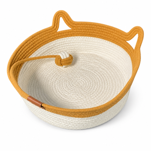 Cuccia per Gatti Lavabile all'Ingrosso, Morbida e Calmante <span class=keywords><strong>in</strong></span> Finta Pelliccia, a Forma di Ciambella, con Fondo Antiscivolo per Interni - Product Image 2