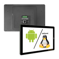 Sinmar Android Linux Panel Pc Rfid Nfc Avant Ethernet Tout-En-Un Tablette Poe Murale Avec Rs232 Rj45 Port Ethernet Usb