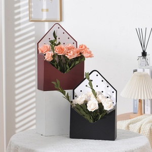 Small Flower Bouquet <b>Box</b> <b>Empty</b> Envelope Type Home Decoration Matt Lamination <b>Empty</b> Velvet Flower Bouquet <b>Gift</b> <b>Box</b> Suppliers - Product Image 3