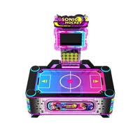 Table de hockey sur air pour enfants, machine de jeu d'arcade commerciale à monnayeur, 2 joueurs, équipement de centre de jeux intérieur, certifié CE