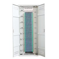 96 144 çekirdek açık Fiber optik çapraz bağlantı dolabı alüminyum SC LC PLC ODF Fiber optik su geçirmez çerçeve