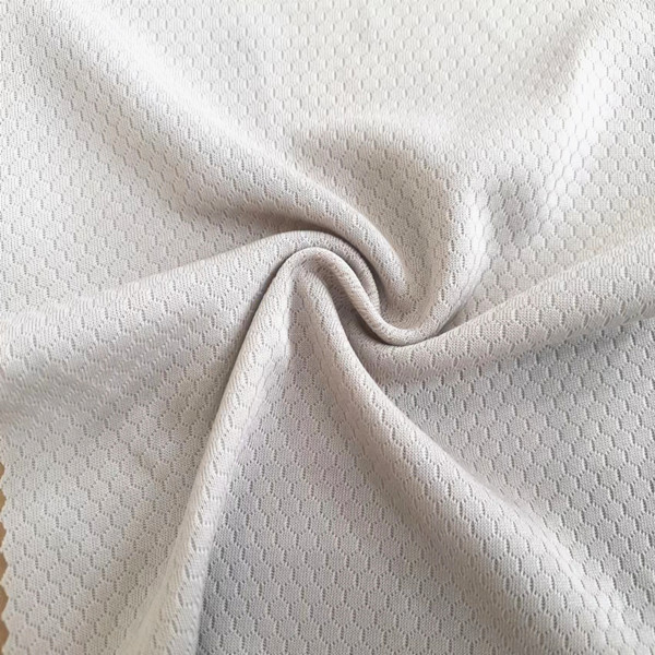 RPET Honeycomb Jacquard Knit Recycled Polyester Spandex Sports Jersey Fabric 21-9065