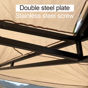 Tenda da sole per <span class=keywords><strong>auto</strong></span> <span class=keywords><strong>a</strong></span> LED per campeggio all'aperto, retrattile 270°, monolocale, quattro stagioni, protezione UV50+, impermeabile, montaggio rapido - Product Image 4