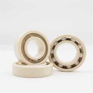 Roulement à billes hybride PEEK, billes en nitrure de silicium SI3N4, billes en Zro2 6306 30x72x19mm pour dispositif médical - Product Image 5