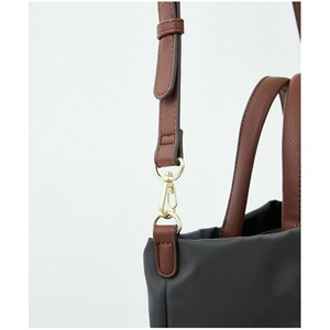 Sac fourre-tout Legato Largo en nylon imperméable avec fermeture éclair, sac à main pour femme, toutes saisons, couleur unie, doublure en polyester - Product Image 2