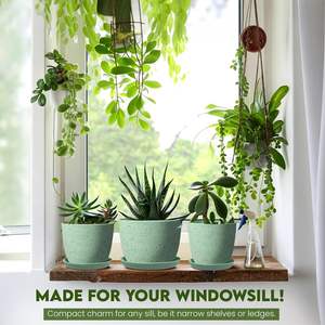 DIYOMR - Maceta Ecológica con Forma de Animalitos, Mini Maceta de Cerámica con Forma de Animal de Dibujos Animados para Plantas Suculentas, para Jardinería Interior y Decoración del Hogar - Product Image 5