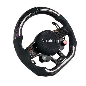 Volant sport en cuir personnalisé pour Volkswagen <span class=keywords><strong>Golf</strong></span> <span class=keywords><strong>7</strong></span> MK7 Mk7.5 GTI Scirocco Polo GTS <span class=keywords><strong>R</strong></span> <span class=keywords><strong>Line</strong></span> JETTA 2014-2017 - Product Image 2