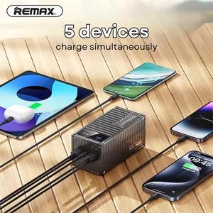 แบตเตอรี่สำรอง <span class=keywords><strong>Remax</strong></span> Container <span class=keywords><strong>Power</strong></span> <span class=keywords><strong>Bank</strong></span> ความจุ 50000mAh รองรับ PD27W และ QC22.5W ชาร์จเร็ว พกพาสะดวก - Product Image 4