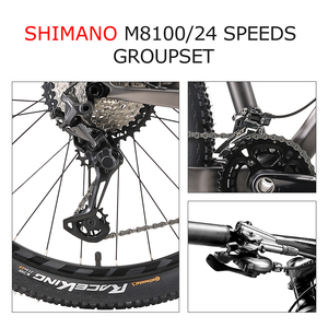 Nuevo modelo de marco de fibra de carbono Bicicleta de montaña de fibra de carbono completa <span class=keywords><strong>MTB</strong></span> Bicicleta 24 velocidades Shimanos 27,5 pulgadas 29er Bicicleta para adultos - Product Image 6