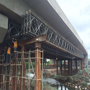 <span class=keywords><strong>Puente</strong></span> <span class=keywords><strong>Bailey</strong></span> de Acero Prefabricado de Fábrica, ASTM BS Q345, Tolerancia del 1%, para Ferrocarril Peatonal, <span class=keywords><strong>Tipo</strong></span> Pesado, Soldadura y Corte - Product Image 4