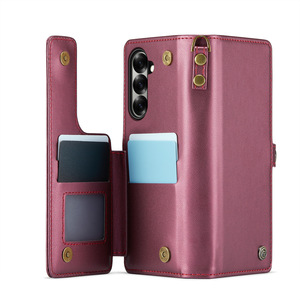 Funda de teléfono con tapa de libro con cinturón de cordón de alta calidad para <span class=keywords><strong>Samsung</strong></span> <span class=keywords><strong>Galaxy</strong></span> Z Fold 7 con ranura para bolígrafo bolsillo con ranura para tarjeta de crédito - Product Image 1