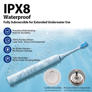 <span class=keywords><strong>Brosse</strong></span> à dents électrique sonique pour enfants, poils doux DuPont, étanche IPX8, rechargeable par type C, 4 modes, minuterie intelligente, qualité alimentaire, faible bruit - Product Image 6