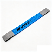 Yüksek Mukavemetli 8T Mavi Polyester 2 Katmanlı Düz Gözlü Webbing Askı 200mm 2-12m Özelleştirilebilir Kaldırma Arma Kayışı
