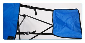 Silla de Playa Plegable Reclinable con Reposapiés, Estilo Moderno, para Viajes <span class=keywords><strong>y</strong></span> Campamentos - Product Image 5