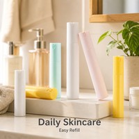 Flacon pulvérisateur à fine brume PET 30 ml, rechargeable, atomiseur de voyage vide, anti-fuite, conteneur cosmétique pour soins de la peau