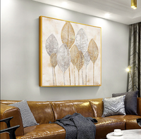 Art mural abstrait minimaliste du milieu du siècle, design bohème, peinture sur toile décorative pour chambre à coucher, salon