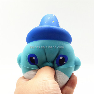 Custom Design Stress Relief Squeeze Toy PU Foam Fish Shape Slow Rising Toys - Product Image 3