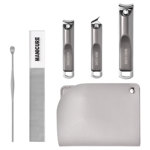 KADS 16 in 1 Professional Manicure Kit Stainless Steel <b>Nail</b> Care Set Manicure <b>Nail</b> Clipper Set Fingernail Toenail Grooming Tool - Product Image 3