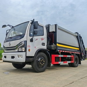 Camión de Basura Barato en Oferta, Camión Recolector de Basura DONGFENG 4*2, Contenedor Compactador de Basura - Product Image 1