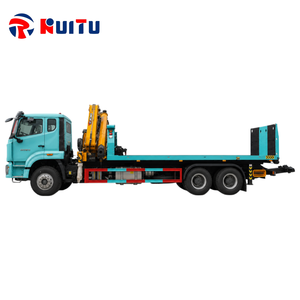 Camion de dépannage HOWO 6x4 à plateau inclinable avec grue pliante intégrée pour assistance routière <span class=keywords><strong>et</strong></span> levage de charges lourdes - Product Image 1