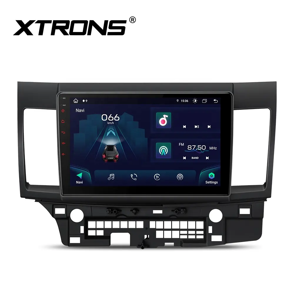 Xmitsubishi Android 13 araba radyo Mitsubishi Lancer evrim için 10.1 "Pantalla Carplay Android oto 4G LTE navigasyon GPS