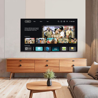 Téléviseurs à écran complet de 32, 43, 50, 55, 65 pouces, fabricant vérifié, HD/FHD/4K LED, Smart TV Android avec support mural