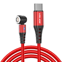 Câble USB magnétique à charge rapide 3A 3-en-1 en nylon tressé pour synchronisation des données iPhone Android Type C Appareil photo Lecteur MP3