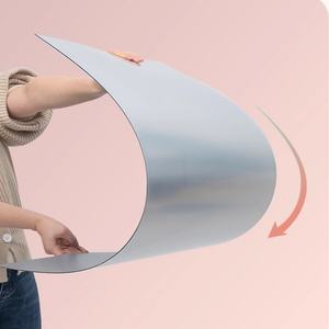 Miroir Souple Décoratif Personnalisé Auto-adhésif en Acrylique pour Chambre d'Enfant, Miroir Mural HD Adhésif DIY pour la Maison - Product Image 2