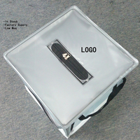Sac de vote pliable en PVC pour l'élection, 30L 40L, avec impression de logo, pour la République démocratique du Congo et Haïti