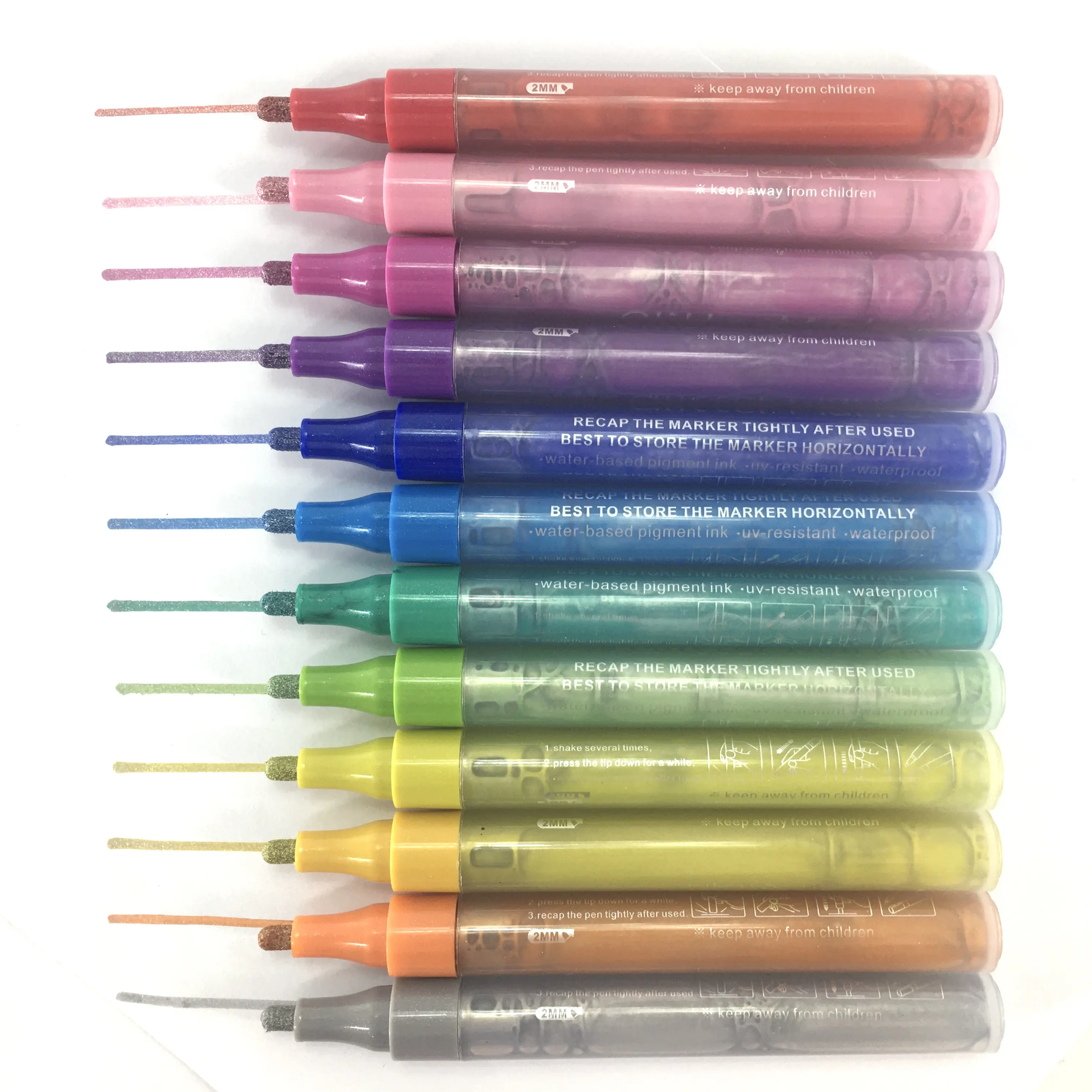 DIY проекты акриловые краски ручки многоразового использования 12 акриловых маркеров