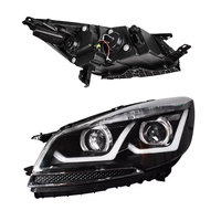 JIEHAO pour Kuga MK2 2013-2016 : Phares LED améliorés Plug-and-Play 12V avec nouveaux feux de jour (DRL)