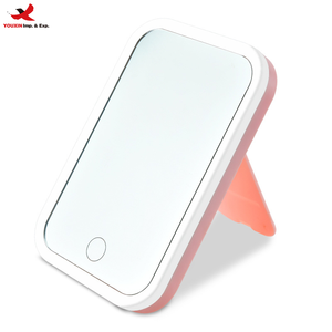 LED Makeup Mirror with <b>Lights</b> Desktop Smart Touch Cosmetic Mirror Battery Powered Travel <b>Vanity</b> Mirror GZ RTS Bulk Mixed Order - Product Image 1